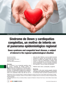 Síndrome de Down y cardiopatías congénitas