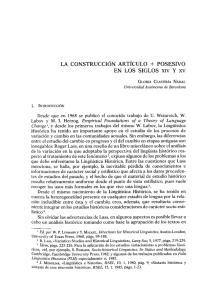 Lingüística e historia», RSEL, 10, 1, 1980, pág. 9