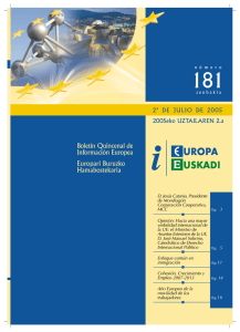Boletín Quincenal de Información Europea Europari