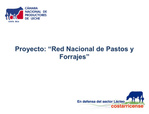 Proyecto: “Red Nacional de Pastos y Forrajes”