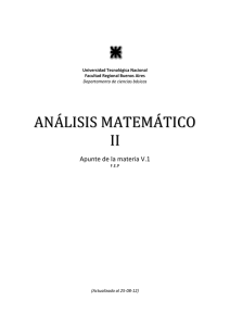 UTN Análisis matemático II Oficial