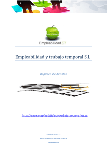 Empleabilidad y trabajo temporal SL