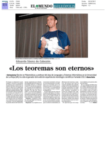 Diario El Mundo (edición impresa Baleares)