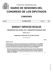 Documento - Congreso de los Diputados
