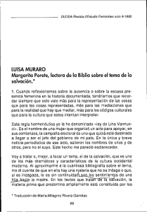 LUlSA MURAR0 Margarita Porete, lectora de la Biblia sobre