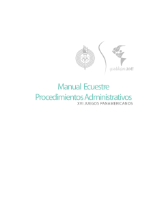 Manual Ecuestre Procedimientos Administrativos