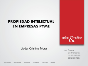 Cristina Mora, Propiedad Intelectual en Empresas PYME