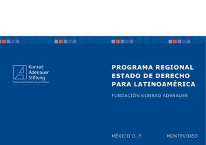 programa regional estado de derecho para latinoamérica