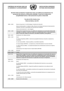Work Programme of the Ad Hoc Meeting 2014