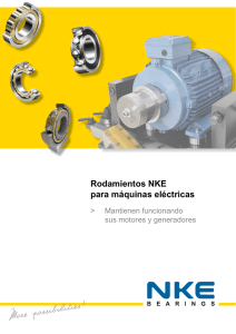 Rodamientos NKE para máquinas eléctricas