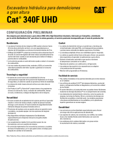 Cat® 340F UHD