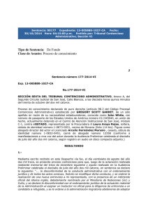 Sentencia 177-2014-VI. Scott contra el Estado