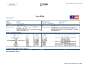 Malasia - Ministerio de Comercio, Industria y Turismo de Colombia