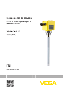 Instrucciones de servicio - VEGACAP 27 -