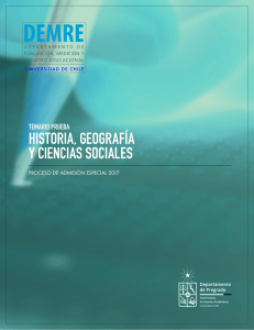 Temario Prueba Historia y Cs. Sociales (
