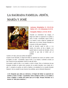 Sagrada Familia de Jesús, María y José, Ciclo A. Dominical