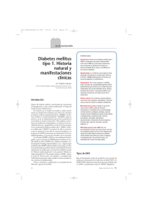 Diabetes mellitus tipo 1. Historia natural y