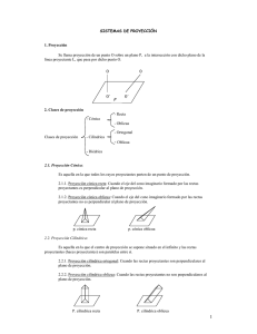 Sistemas de proyección y representación