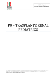 Trasplante Renal Pediatrico - Hospital Italiano de Buenos Aires