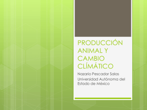 Producción animal y cambio climático