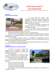 Resumen Noticias Mayo 2015 - Ayuntamiento de Fuenmayor