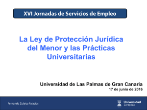 Diapositiva 1 - XVI Jornadas de Servicios Universitarios de Empleo