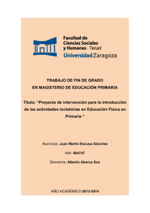 Memoria (spa) - Universidad de Zaragoza