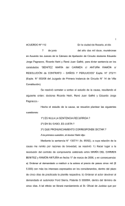 N° 112 - Poder Judicial de la Provincia de Santa Fe