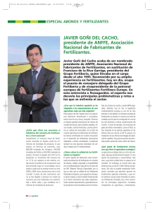Entrevista a Javier Goñi. Revista Tecnogarden