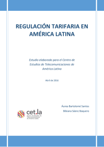 Regulacion Tarifaria en America Latina