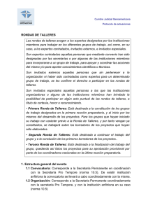 Protocolo de - Cumbre Judicial Iberoamericana