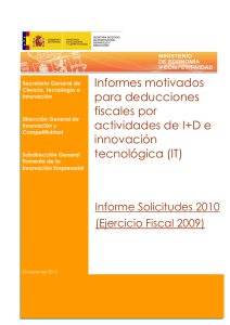 Memoria incentivos fiscales EF 2006