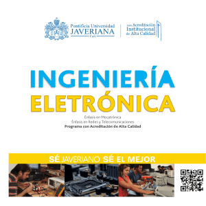ingenieria electronica - Pontificia Universidad Javeriana, Cali