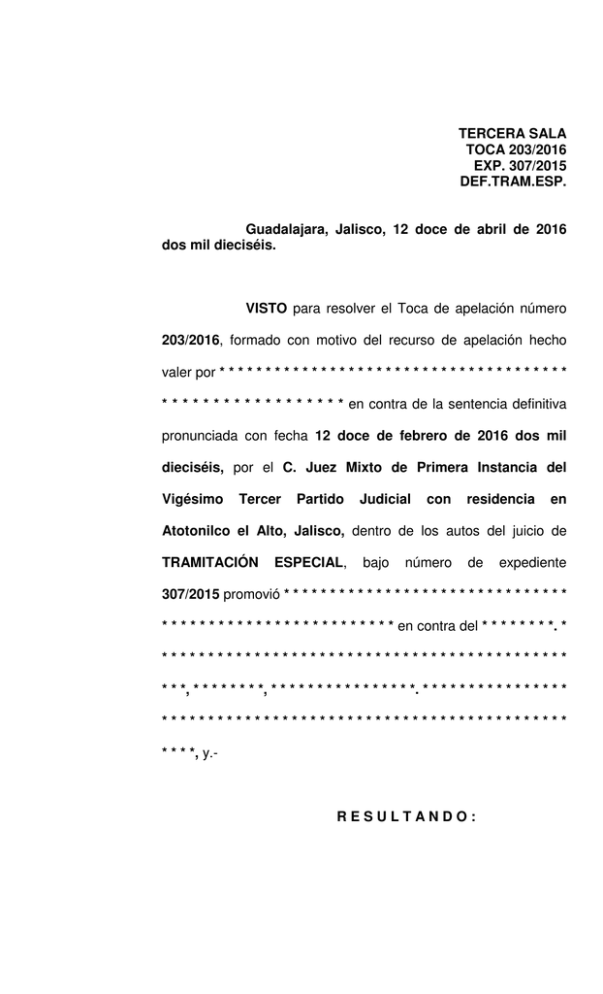 5189 Supremo Tribunal De Justicia Del Estado De Jalisco