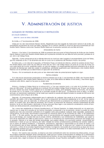 V. Administración de justicia - Gobierno del principado de Asturias