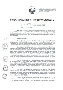 Resolución de Superintendencia N° 00000304-2015