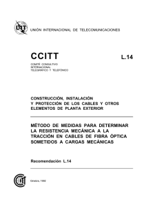 UIT-T Rec. L.14 (07/92) Método de medidas para determinar la