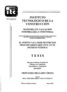 INSTITUTO TECNOLÓGICO DE LA CONSTRUCCIÓN