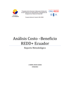 Análisis Costo –Beneficio REDD+ Ecuado