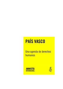 Agenda País Vasco2013 - Amnistía Internacional