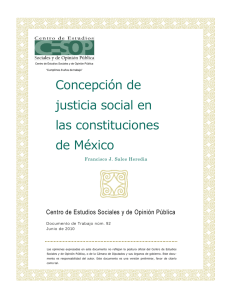 Concepción de justicia social en las constituciones de México