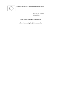 COMISIÓN DE LAS COMUNIDADES EUROPEAS Bruselas, 01.02