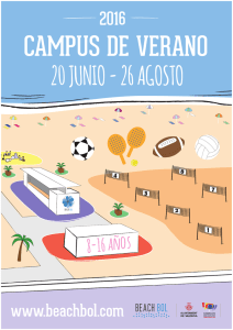 BeachBol 2016 - Campus de Verano Cartel