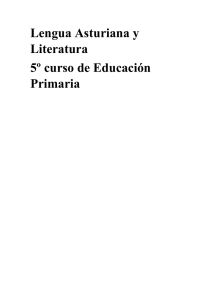 Lengua Asturiana y Literatura 5º curso de Educación Primaria