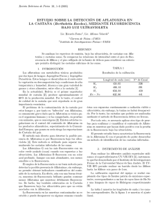 MEDIANTE FLUORESCENCIA BAJO LUZ ULTRAvIOLETA