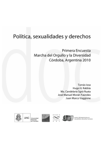 Política, Sexualidades y Derechos. Encuesta Marcha del