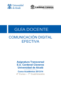 comunicación digital efectiva - Centro Universitario Cardenal Cisneros
