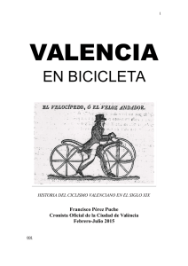 en bicicleta - Ayuntamiento de Valencia