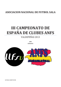 iii campeonato de españa de clubes anfs