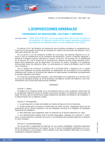 Orden ECD/109/2015 - Boletín Oficial de Cantabria